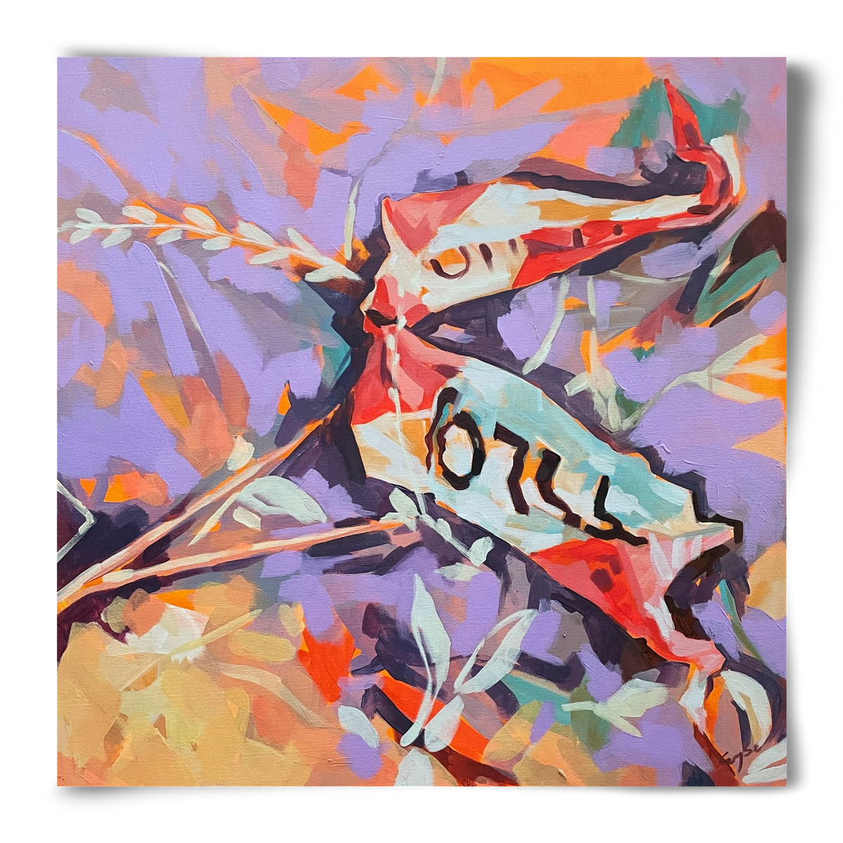 Belépni tilos! , 50x50 cm, Keret nélkül