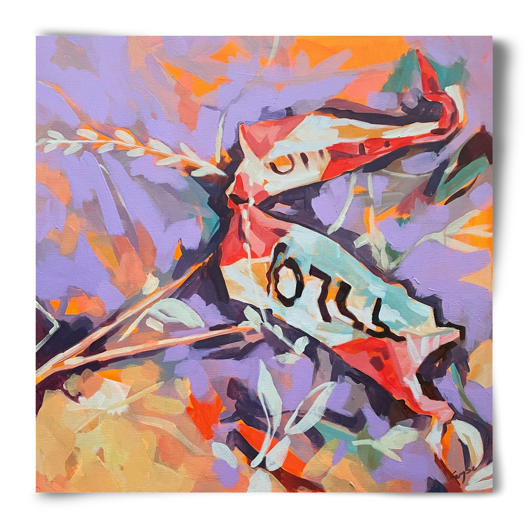 Belépni tilos! , 50x50 cm, Keret nélkül